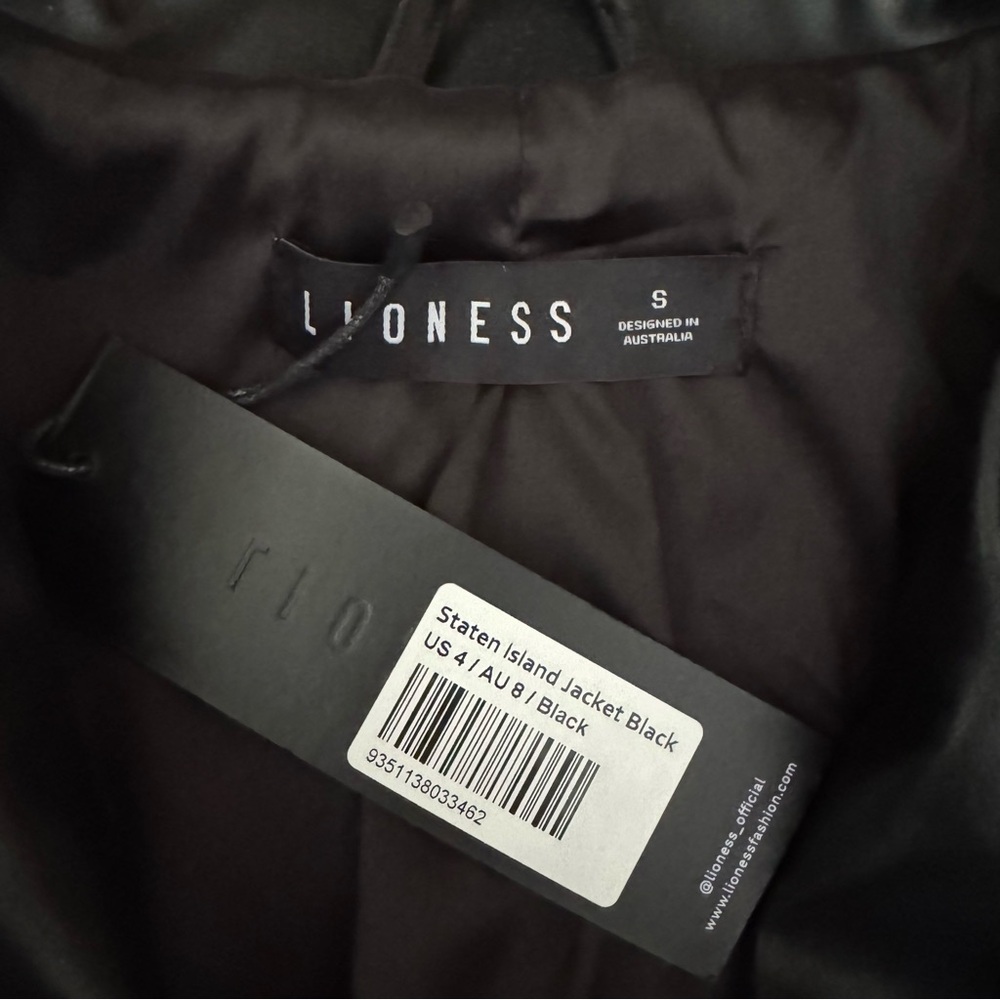 Black Leather Jacket - Picture 3 of 3